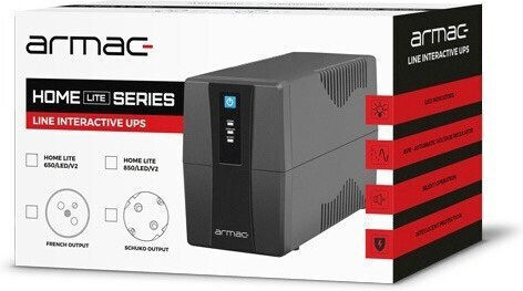 Armac HL650E/LEDV2 UPS Line-Interactive 650VA 390W - Image 3