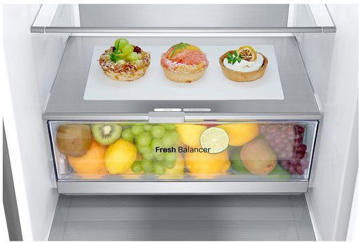 LG Ψυγειοκαταψύκτης 387lt Total NoFrost Υ203xΠ59.5xΒ67.6εκ. Inox GBV7280BMB - Image 3
