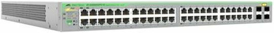 Allied Telesis AT-GS950/52PS Managed L2 PoE+ Switch με 48 Θύρες Gigabit (1Gbps) Ethernet και 4 SFP Θύρες