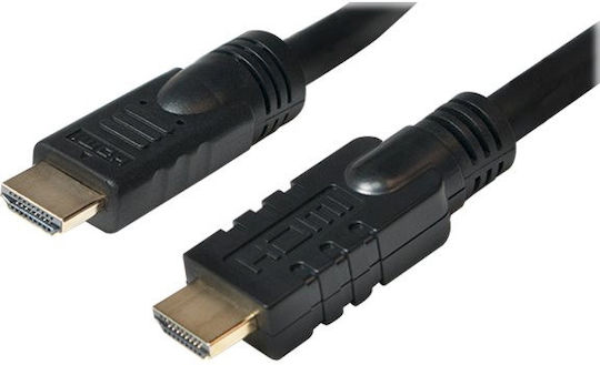 LogiLink HDMI 1.4 Cable HDMI male - HDMI male 25m Μαύρο CHA0025
