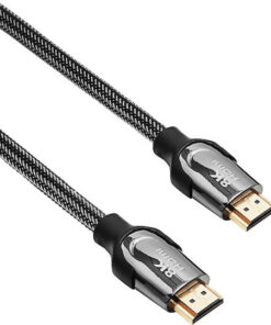 Akyga HDMI 2.1 Braided Cable HDMI male - HDMI male 3m Μαύρο (AK-HD-30S)