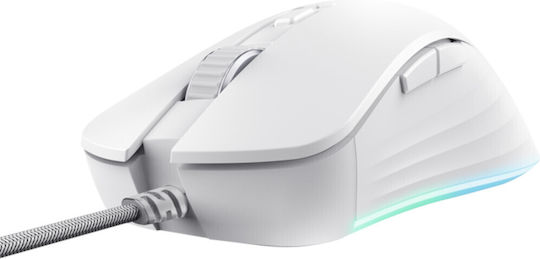 Trust GXT924 YBAR+ RGB Gaming Ποντίκι 25600 DPI Λευκό