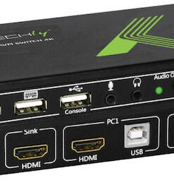 Techly IDATA KVM-HDMI2U KVM & Data Switch 028696