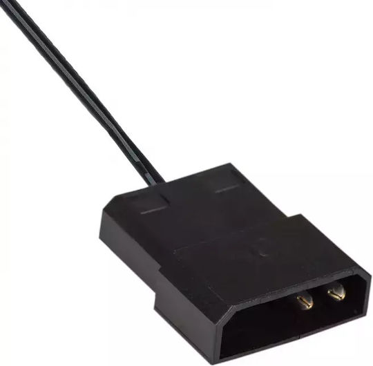 Akyga AW-12D-LED Case Fan 120mm με Λευκό Φωτισμό και Σύνδεση 3-Pin / 4-Pin Molex Λευκό - Image 6