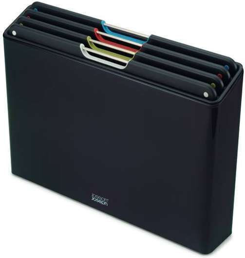 Joseph Joseph Σετ Επιφάνεια Κοπής Πλαστική Μαύρη 26cm 4τμχ 60171 - Image 2