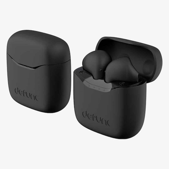 Defunc True Lite Earbud Bluetooth Handsfree Ακουστικά με Αντοχή στον Ιδρώτα και Θήκη Φόρτισης Μαύρα - Image 2