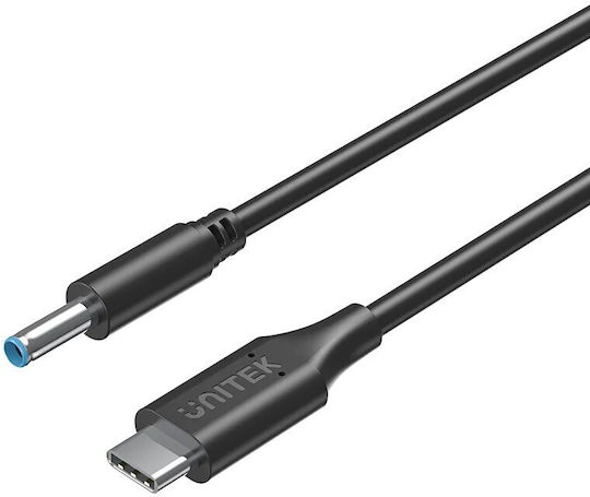 Unitek Καλώδιο USB-C male - DC (C14117BK-1.8M)