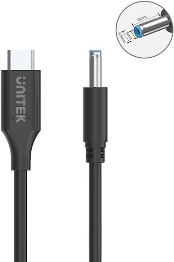 Unitek Καλώδιο USB-C male - DC (C14117BK-1.8M) - Image 2