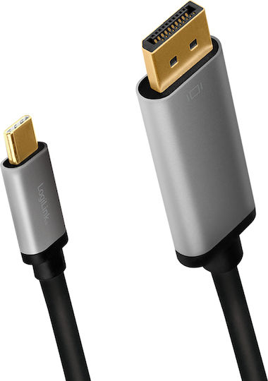 LogiLink USB 3.2 Cable USB-C male - DisplayPort Χρυσό 18m CUA0100 - Image 2