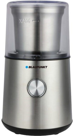 Blaupunkt AGDBLCG002 Ηλεκτρικός Μύλος Καφέ 200W με Χωρητικότητα 85gr Ασημί