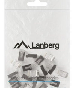 Lanberg Βύσμα RJ-45 20τμχ Διάφανο (PLS-5020)