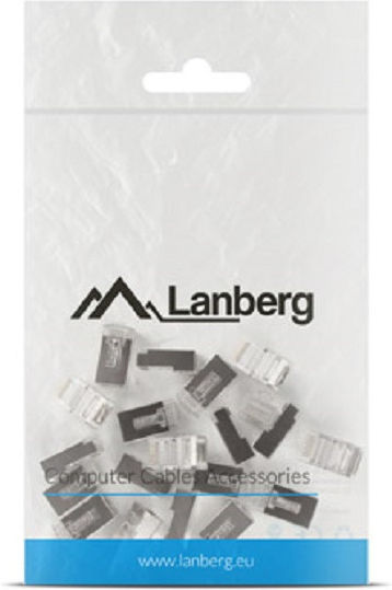 Lanberg Βύσμα RJ-45 20τμχ Διάφανο (PLS-5020)