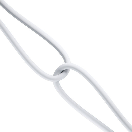 3MK Braided USB to Lightning / Type-C / micro USB Cable 3A Λευκό 1.5m - Image 4