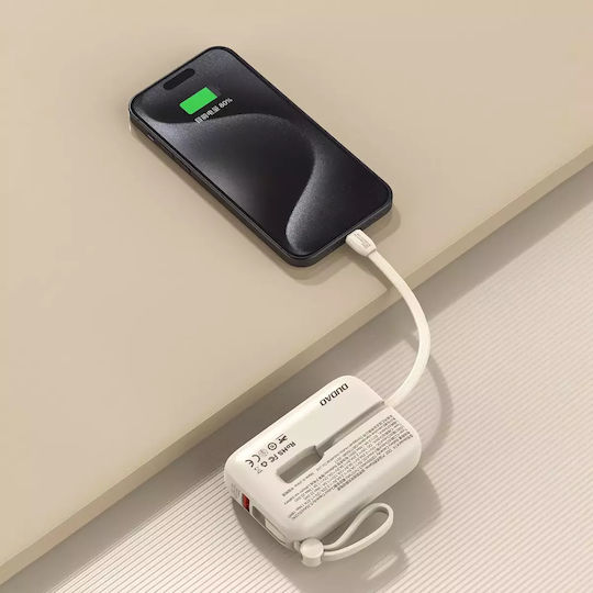 Dudao K-14 Power Bank 10000mAh 22.5W Power Delivery Μπεζ - Image 3
