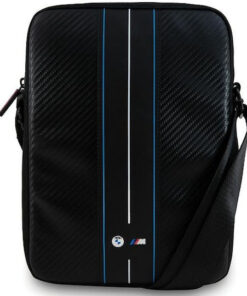 Bmw Bmtb8comscakl 8" Black Carbon Blue Stripes