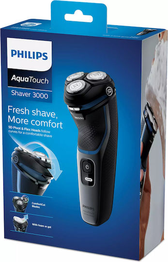 Philips Series 3000 S3144/00 Περιστρεφόμενη Ξυριστική Μηχανή Προσώπου Επαναφορτιζόμενη - Image 9