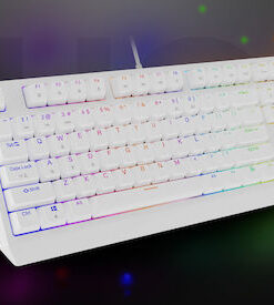 Alternative view of Genesis Thor 230 TKL Gaming Μηχανικό Πληκτρολόγιο Tenkeyless με Outemu Brown διακόπτες και RGB φωτισμό (Αγγλικό US) Λευκό