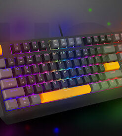 Alternative view of Genesis Thor 230 TKL Gaming Μηχανικό Πληκτρολόγιο Tenkeyless με Outemu Red διακόπτες και RGB φωτισμό (Αγγλικό US) Anchor Gray Positive