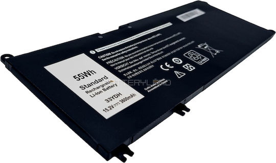 33ydh Μπαταρία Laptop Dell 3 Κύτταρα 15.2v 55wh - Image 3