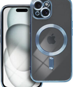 Alternative view of Tech-Protect Magshine Back Cover Σιλικόνης Sky Blue (iPhone 15)
