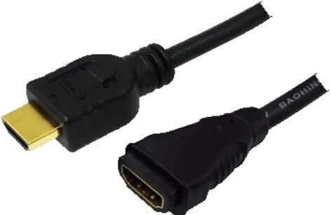 LogiLink HDMI 1.4 Cable HDMI male - HDMI female 3m Χρυσό CH0057 - Image 2