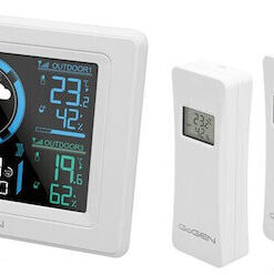 GoGEN ME3397W Ασύρματος Μετεωρολογικός Σταθμός Ψηφιακός Επιτραπέζιος Λευκός