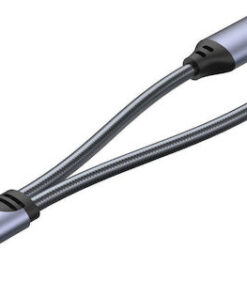 Unitek Μετατροπέας USB-C male σε USB-C female Ασημί 1τμχ M206A