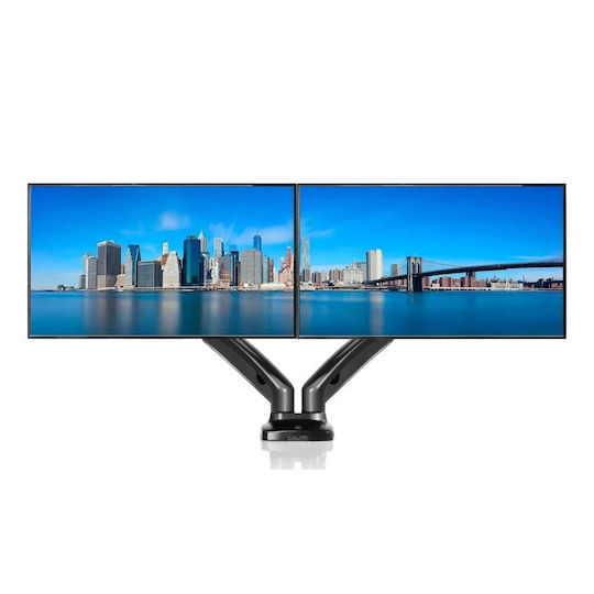 Art UM-116 Επιτραπέζια Βάση για 2 Οθόνες έως 27" με Βραχίονα - Image 5
