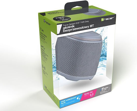 Tracer Splash Ηχείο Bluetooth 5W με Ραδιόφωνο και Διάρκεια Μπαταρίας έως 6 ώρες Γκρι - Image 8