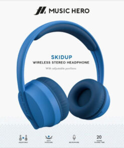Alternative view of SBS Music Hero Skidup Ασύρματα Bluetooth On Ear Ακουστικά με 20 ώρες Λειτουργίας Μπλε