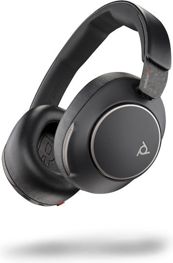 Poly Voyager Surround 80 UC Ασύρματα / Ενσύρματα Over Ear Ακουστικά με 24 ώρες Λειτουργίας Μαύρα - Image 5
