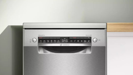 Bosch Ελεύθερο Πλυντήριο Πιάτων με Wi-Fi για 10 Σερβίτσια Π45xY84.5εκ. Inox SPS4EMI24E - Image 4