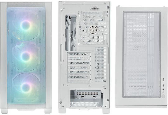 Phanteks XT Pro Ultra Gaming Midi Tower Κουτί Υπολογιστή με Πλαϊνό Παράθυρο Λευκό - Image 2