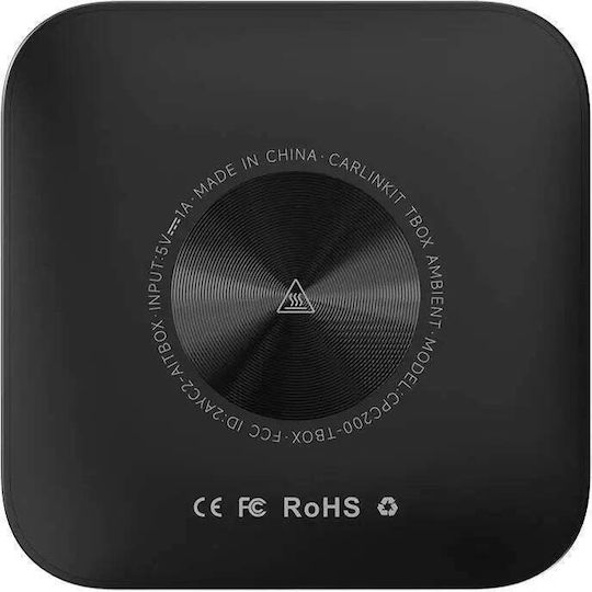 Ασύρματος Προσαρμογέας Carlinkit Tbox Plus Led 4g/64g Apple Carplay Android Auto Μαύρο - Image 2