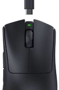 Razer DeathAdder V3 Pro + Hyperpolling Wireless Dongle Ασύρματο Gaming Ποντίκι Μαύρο