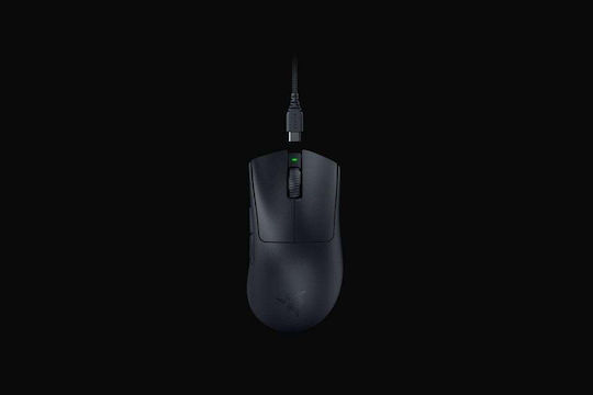 Razer DeathAdder V3 Pro + Hyperpolling Wireless Dongle Ασύρματο Gaming Ποντίκι Μαύρο - Image 3