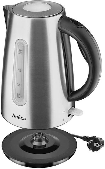 Amica Βραστήρας 1.7lt 2200W Ασημί KF 4033 - Image 4