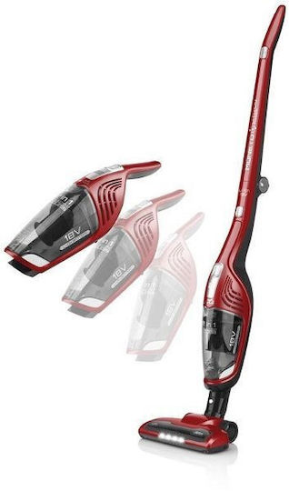 ETA Moneto II Επαναφορτιζόμενη Σκούπα 2 σε 1 Stick & Χειρός 18V Κόκκινη - Image 2