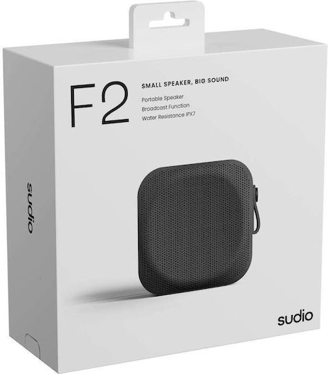 Sudio F2BLK Αδιάβροχο Ηχείο Bluetooth 20W με Διάρκεια Μπαταρίας έως 15 ώρες Μαύρο - Image 4