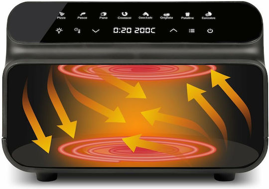 G3Ferrari Air Fryer 10lt Μαύρο G10181 - Image 2