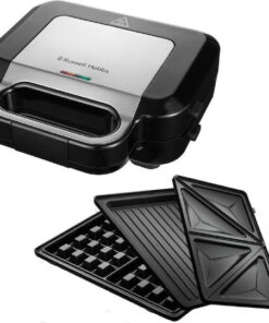 Russell Hobbs Τοστιέρα με Αποσπώμενες Πλάκες για 2 Τοστ 750W Μαύρη 26810-56