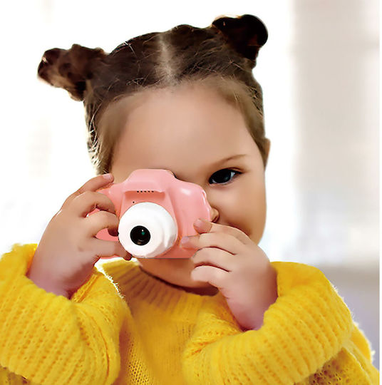 Celly Kids 2 Compact Φωτογραφική Μηχανή 0.3MP με Οθόνη 2" Ροζ - Image 5