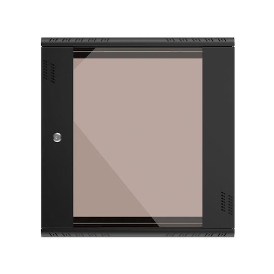 Extralink Επιτοίχια Καμπίνα Rack 12U Μαύρο EX.39342