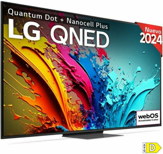 LG Smart Τηλεόραση 75" 4K UHD QNED QNED87 HDR (2024) 75QNED87T6B - Image 2