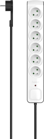 HAMA Πολύπριζο 6 Θέσεων με Καλώδιο 3m P2223764