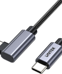Unitek USB 2.0 Cable USB-C male - USB-C 100W Μαύρο 1m C14123BK-1M