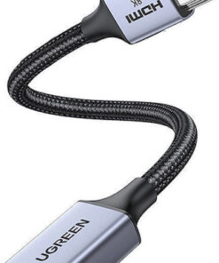 Ugreen HDMI 2.1 Cable HDMI male - HDMI female 0.15m Μαύρο 15518