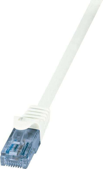 LogiLink U/UTP Cat.6a Καλώδιο Δικτύου Ethernet 1.5m Λευκό 1τμχ CP3041U