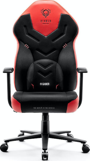 Diablo X-Gamer 2.0 Normal Καρέκλα Gaming Δερματίνης Deep Red
