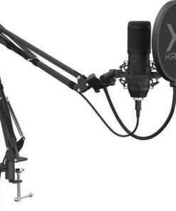 Krux Edis 1000 Σετ Μικρόφωνο USB Shock Mounted για Κινητό